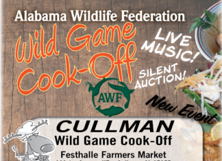Alabama Wildlife Federation hosting inaugural Wild Game Cook-Off April 3