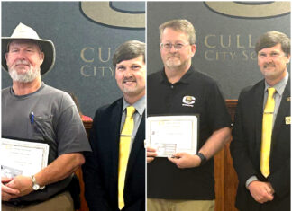 City school board honors Faulk, Kennedy