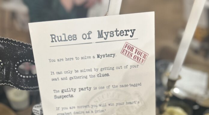 Murder mystery dinner raises funds for library