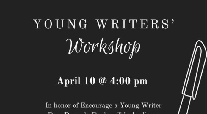 Library hosting Young Writers’ Workshop April 10