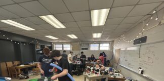 Fairview students competing in underwater ROV event at Dauphin Island Sea Lab