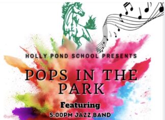 4th annual Pops in the Park tonight in Holly Pond