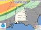Low chances of severe weather today with higher chances this weekend