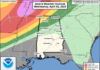 “Conditional” severe weather threat tonight