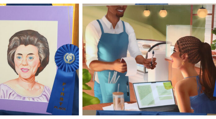 Local students place in 2025 4th Congressional District Art Competition