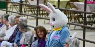 ‘It’s like childhood all over again’: Commission on Aging holds Senior Easter Egg Hunt