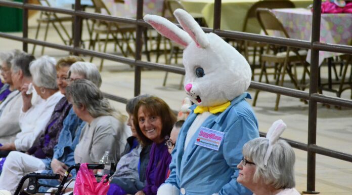 ‘It’s like childhood all over again’: Commission on Aging holds Senior Easter Egg Hunt