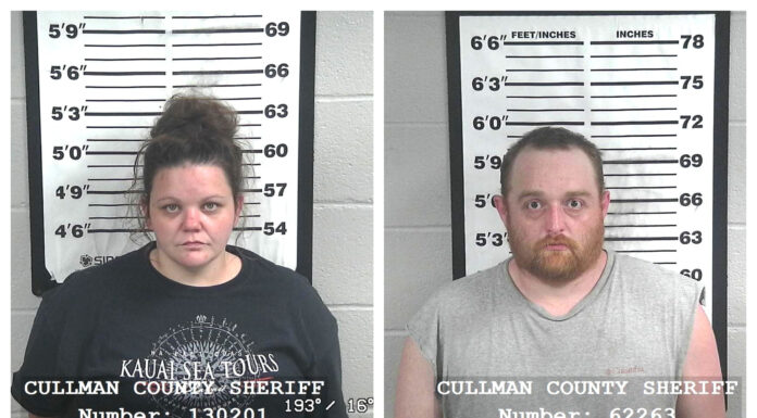 CPD recovers stolen merchandise; 2 arrested Kimberly Taylor Farmer and Kagun David Fuller (Cullman Police Department)