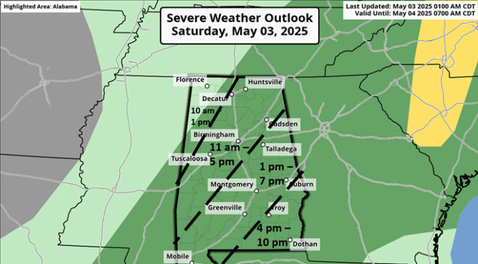 Another round of heavy rain and possible severe storms today
