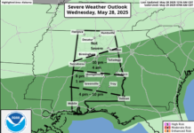 Period of rain and thunderstorms through Friday