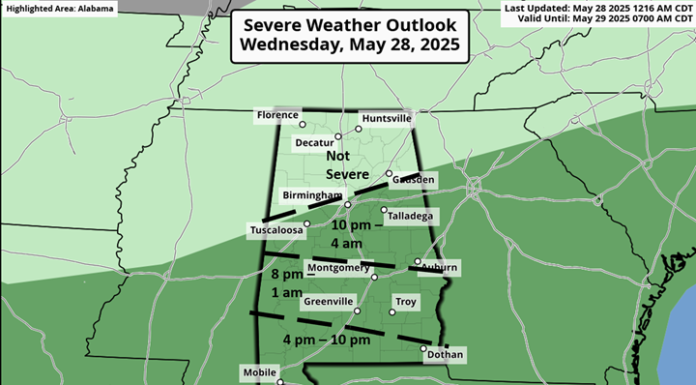 Period of rain and thunderstorms through Friday