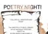 Hanceville library hosting poetry night May 30