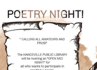 Hanceville library hosting poetry night May 30