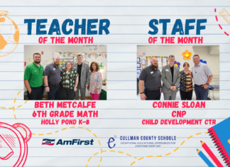 Metcalfe, Stallings named April CCBOE/AmFirst Teacher, Staff Member of the Month