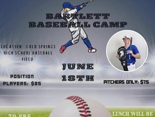 2nd annual Bartlett Baseball Camp set for June 18: Early registration open