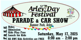 52nd annual Arley Day Festival this weekend – May 17