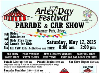 52nd annual Arley Day Festival this weekend – May 17