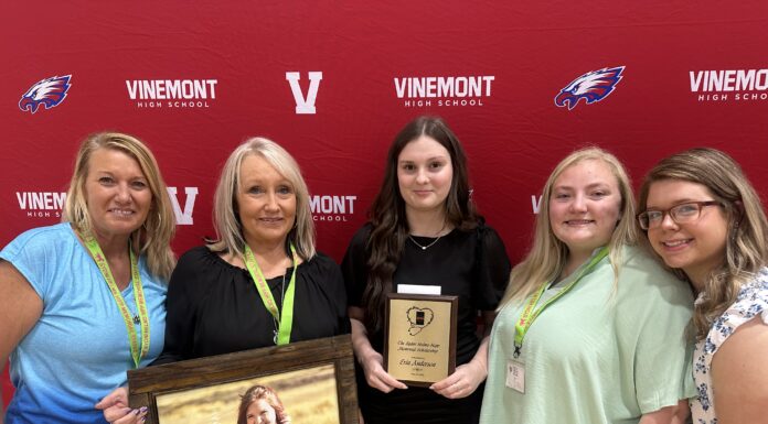 Anderson named first recipient of Sydni Helms-Hipp Memorial Scholarship