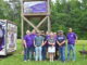 ‘He embodied service, support and love for all of our students’: Hanceville band dedicates field to Rodney Buckelew Left to right are Racheal Buckelew, Nickey Buckelew, Colton Buckelew, Karson Buckelew, Emma Buckelew, Lacie Buckelew, Veronica Wallace, Jon Sharp, Jesse James and Jeremy Buckelew with the new unveiled banner at the Rodney Buckelew practice field on Friday, May 16, 2025. (Nick Griffin)