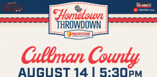 Rocket City Trash Pandas’ Hometown Throwdown spotlights Cullman and supports Curt’s Closet