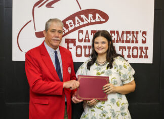 Hudson awarded Alabama Cattlemen’s Foundation Scholarship