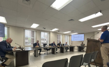 Commission approves airport bids, voting precinct change
