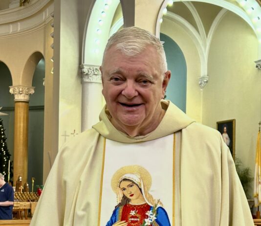 Sacred Heart of Jesus Church bids farewell to longtime Pastor Fr. Patrick Egan