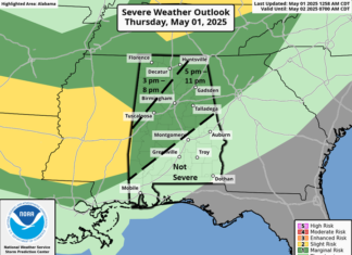 A few severe storms possible today through Saturday
