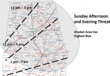 Another round of storms this afternoon
