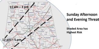Another round of storms this afternoon