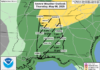 A few severe storms possible today with unsettled weather into next week