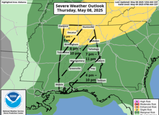 A few severe storms possible today with unsettled weather into next week