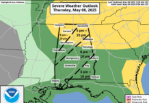 Severe weather threat today and Friday