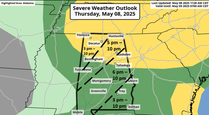 Severe weather threat today and Friday