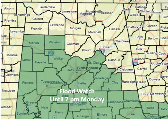 Heavy rainfall and severe storm potential through Tuesday