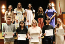 WSCC students inducted into English and Math honor societies