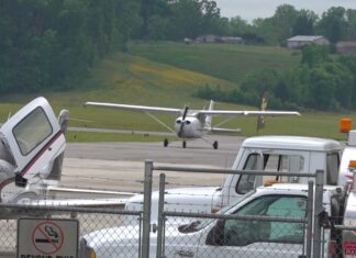 Aderholt announces over $1.9M in FAA grants for Cullman, Albertville airports A small aircraft is seen at Cullman Regional Airport. (Screenshot from video provided by the Office of Congressman Robert Aderholt)