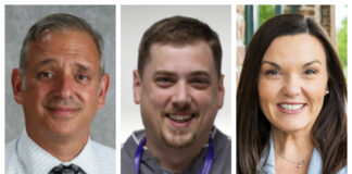 Lindsey, Taylor, Rutherford named principals at Hanceville, Fairview Left to right are Michael Lindsey, Troy Taylor and Erica Rutherford. (Cullman County Schools)