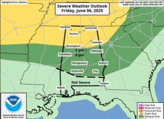 Severe weather possible through at least Monday