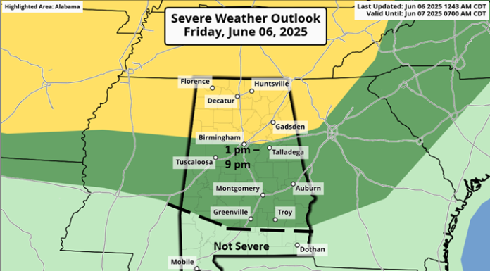 Severe weather possible through at least Monday
