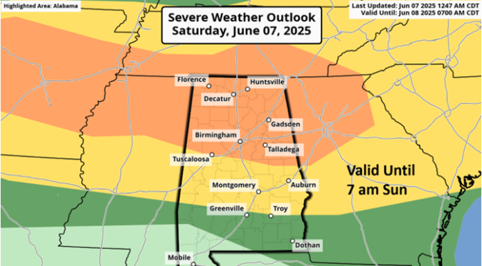 Two rounds of potential severe weather today into Sunday