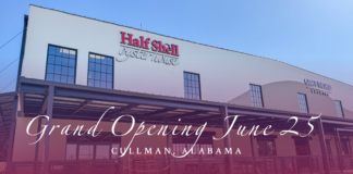 Half Shell Oyster House to open in Cullman June 25