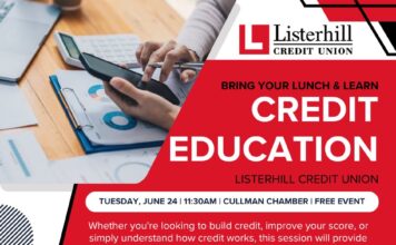 Cullman Chamber to host credit education Lunch & Learn with Listerhill Credit Union – June 24