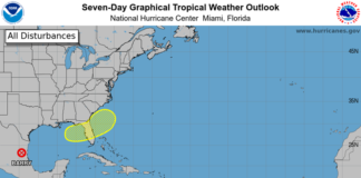Watching potential tropical activity