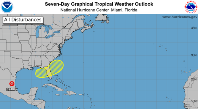 Watching potential tropical activity