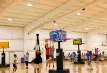 Basketball Reimagined: 360 Hoops debuts in Alabama with NBA Coach Mike Brey and a game-changing circular three-hoop experience