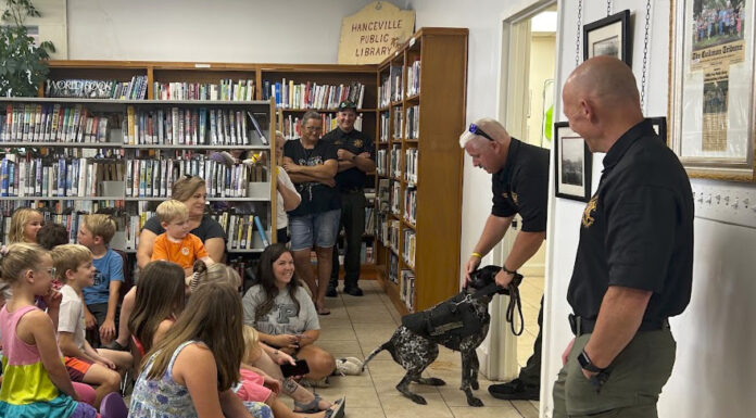 Hanceville library hosts CCSO K9 Unit
