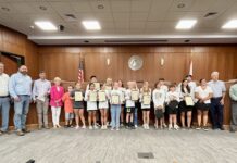 Cullman City Council recognizes achievements of East Elementary archery team