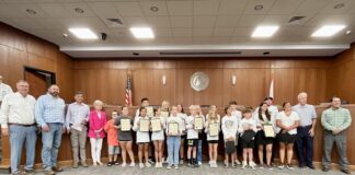 Cullman City Council recognizes achievements of East Elementary archery team