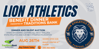 Wallace State to host inaugural Lion Athletics Benefit Dinner on Aug. 26